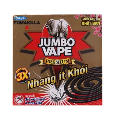 Nhang trừ muỗi JUMBO VAPE 3X 12grx10khoanh