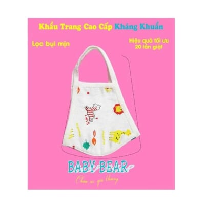 Khẩu trang cao cấp kháng khuẩn baby bear