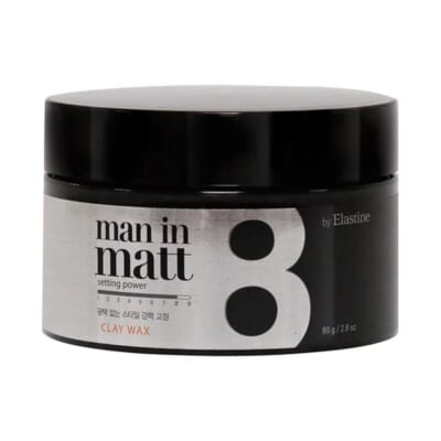 Sáp tạo kiểu tóc elastine man in matt dành cho tóc ngắn manh clay wax 80gr (Lg vina)