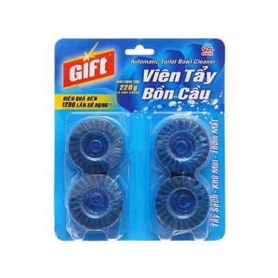 Viên tẩy bồn cầu GIFT 220gr (4 VIÊN)